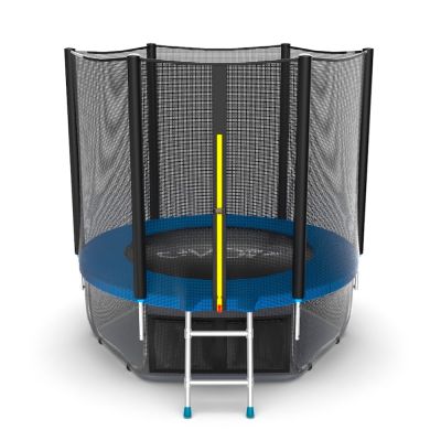 Батут EVO JUMP External 6ft (Blue) с нижней сеткой